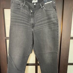 Abercrombie & Fitch Women's Dark Gray Skinny Jeans